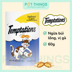 Temptations Hairball Control Bánh Thưởng Ngừa Búi Lông Cho Mèo