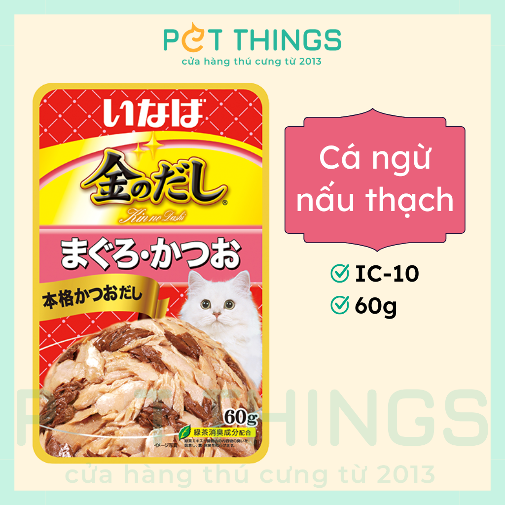 Pate Mèo Inaba Cá Ngừ 60g, IC-10