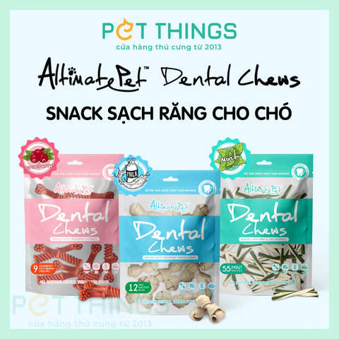 Altimate Pet Dental Chews Snack Gặm Sạch Răng Cho Chó 150g
