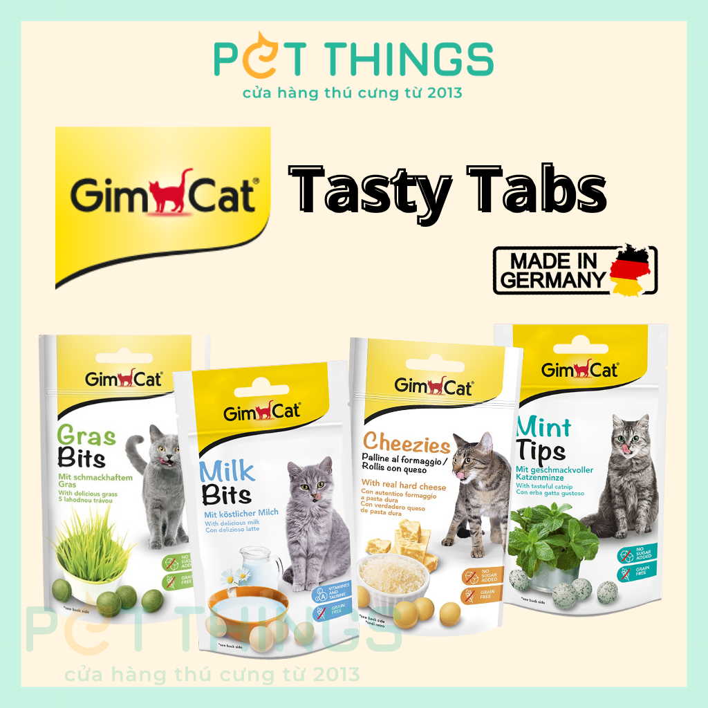 GimCat Tasty Tabs Bánh thưởng Cho Mèo 40g / 50g