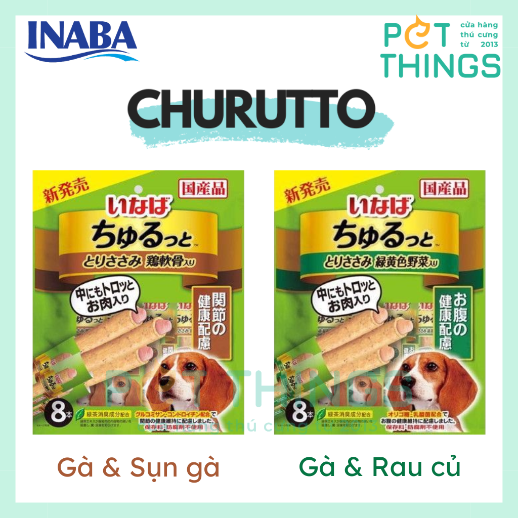 Snack chó dạng que Inaba Churutto