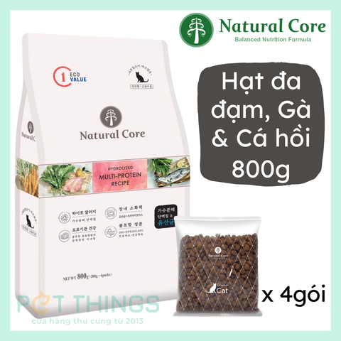 Hạt khô đa đạm cho mèo Natural Core ECOC1 Hydrolyzed Multi-Protein Recipe