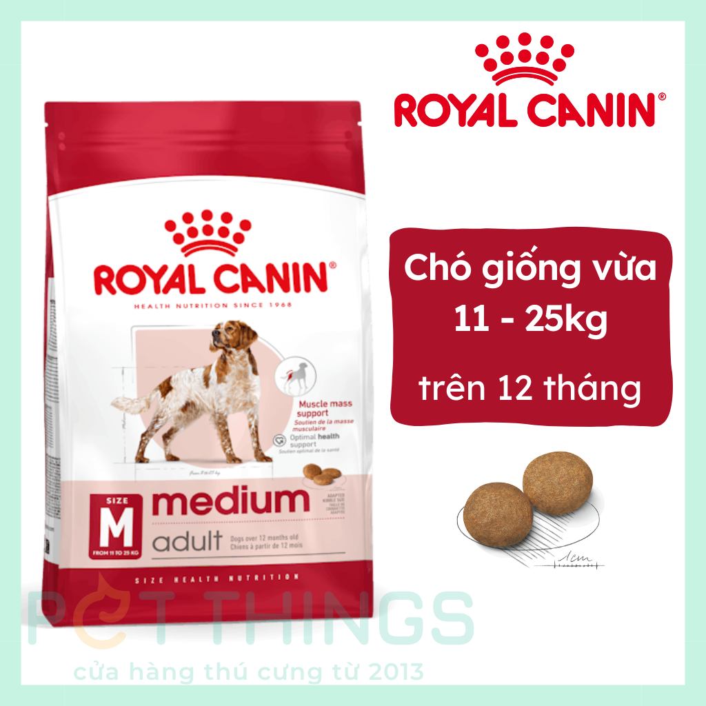 Royal Canin Medium Adult Thức Ăn Hạt Cho Chó Trưởng Thành Cỡ Trung