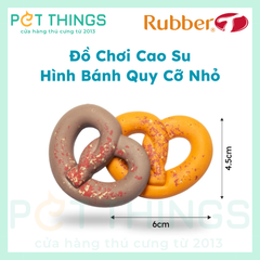 Đồ Chơi Cao Su Hình Bánh Quy Cỡ Nhỏ