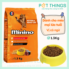 Minino Thức Ăn Hạt Cho Mèo Mọi Độ Tuổi 1.3Kg