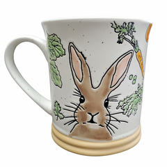 Ly sứ 350ml Bunny & Carrots,  9.5*10.9cm