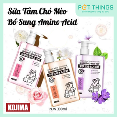 Sữa Tắm KOJIMA Bổ Sung Amino Acid Cho Chó Mèo 300ml