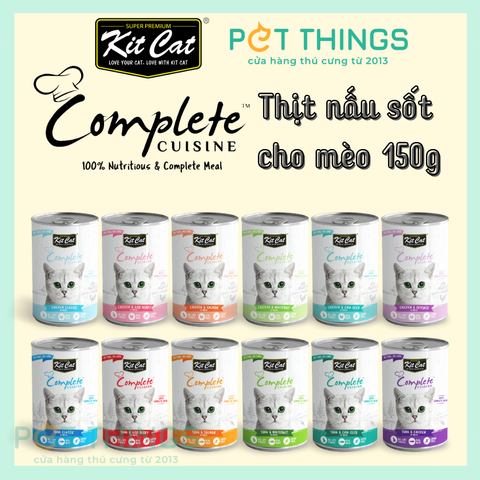 Pate Mèo Kit Cat Complete Cuisine in Broth 150g