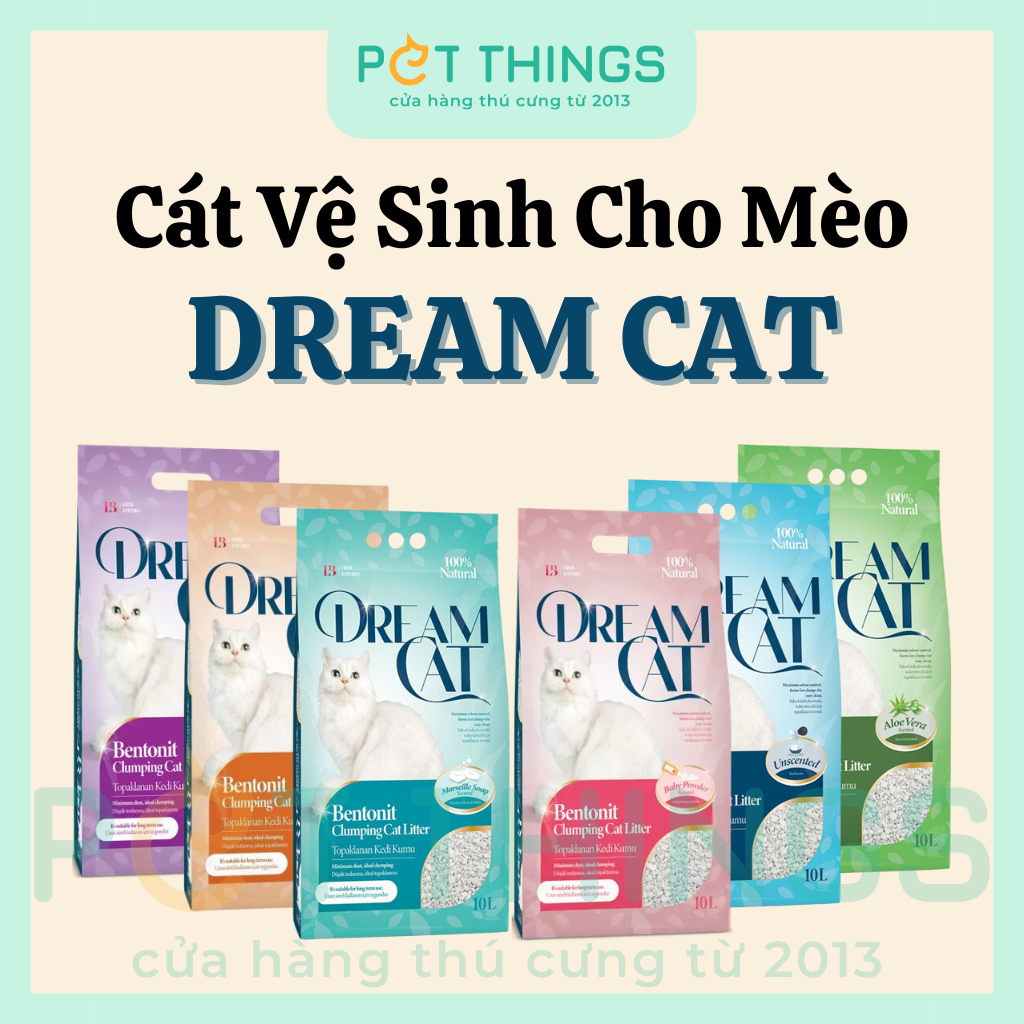 Cát Vệ Sinh Dream Cat Cho Mèo, Túi 10L / 8.6kg