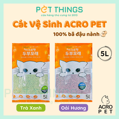 Cát Vệ Sinh Mèo Đậu nành AcroPet Tofu Cat Litter 5L