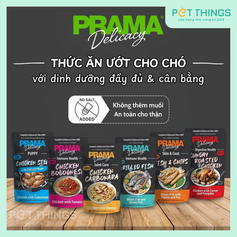 Thức Ăn Ướt / Pate Chó PRAMA Complete & Balance 120g