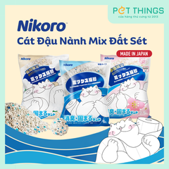 Cát Đậu Nành Mix Đất Sét / Cát Sắn Nikoro Nhật Bản Cho Mèo