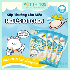 Súp Thưởng Sữa Tươi Hell's Kitchen Nyantoro Cho Mèo 14g x 4 cây