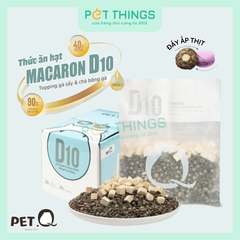 Thức Ăn Hạt Cho Mèo Pet.Q Macaron D10 Freeze-Dried Mixed Kibble 200g