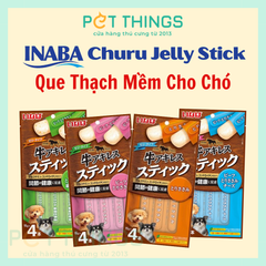 Snack chó Inaba que thạch mềm Churu Jelly Stick 15g*4