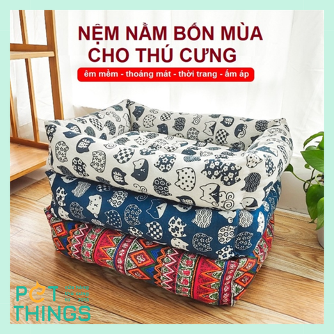 Nệm chữ nhật bốn mùa