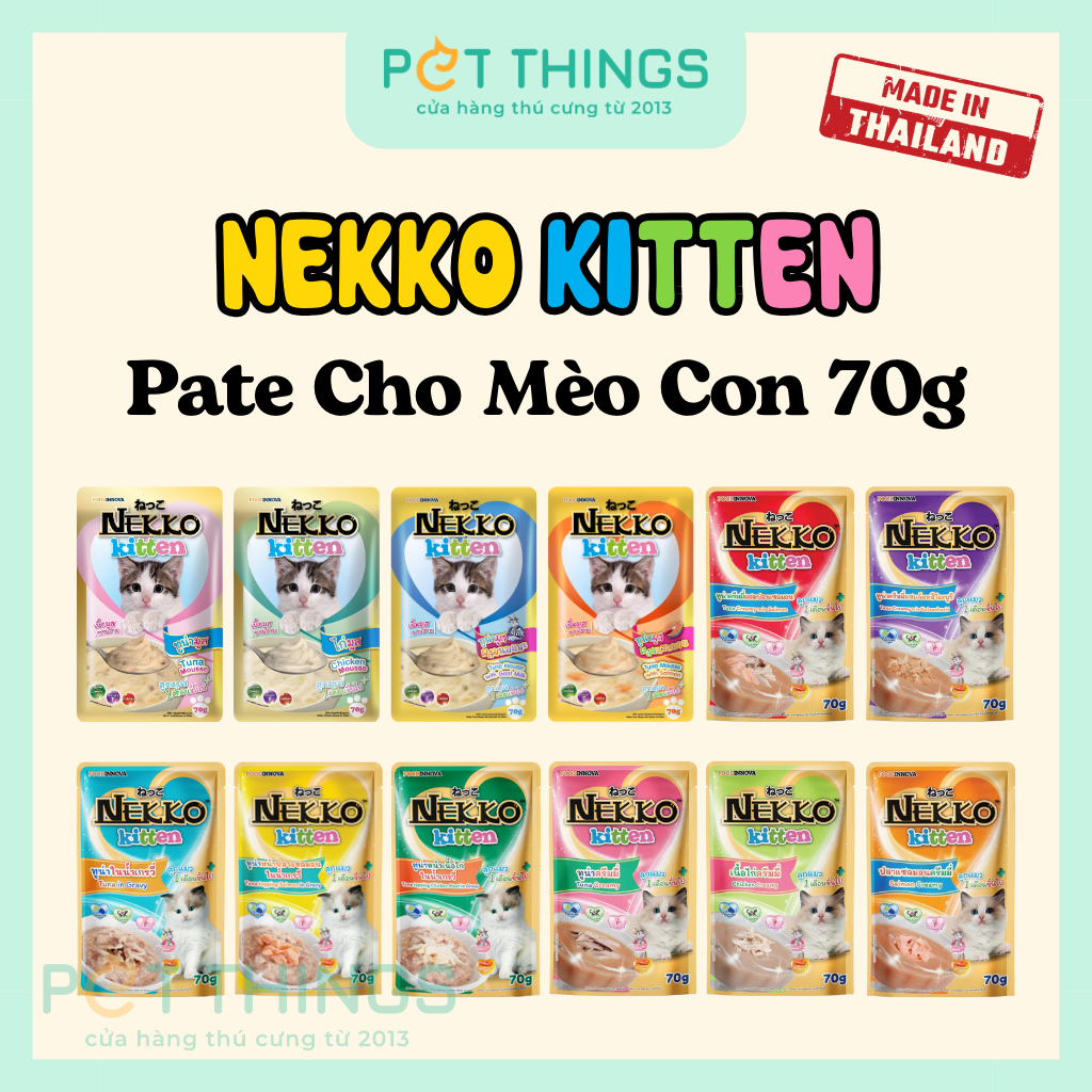 Pate NEKKO KITTEN Cho Mèo Con 70g