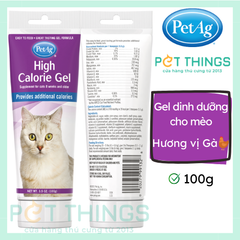 Gel dinh dưỡng PetAg High Calorie giàu calo cho mèo 100g