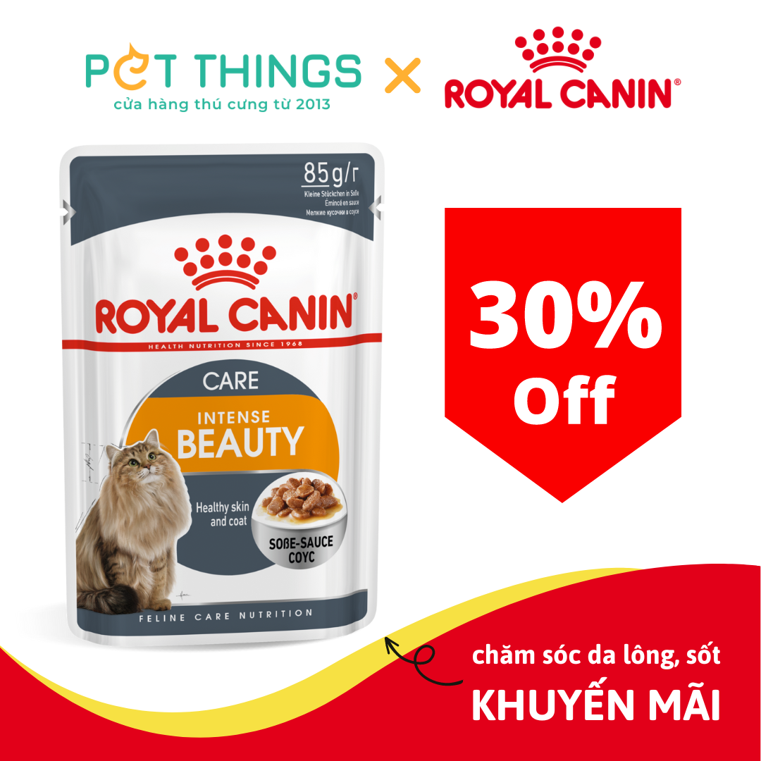 Pate Mèo Royal Canin Intense Beauty Adult in Gravy 85g