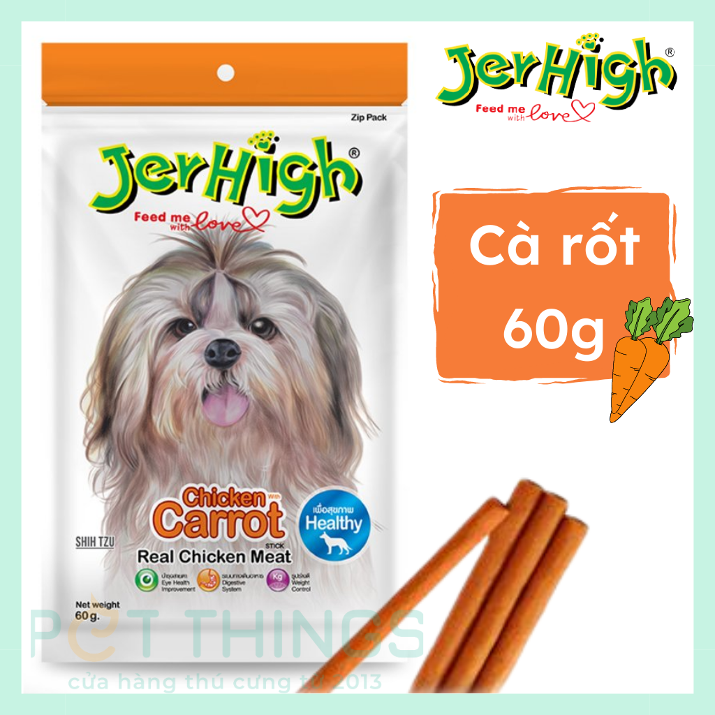 Bánh thưởng / snack chó Jerhigh Carrot 60g