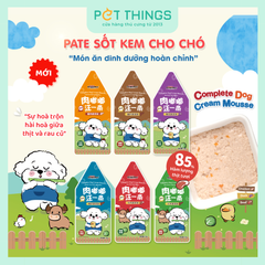 Thức Ăn Ướt DoggyMan Cream Mousse Pate Sốt Kem Cho Chó, Gói 70g
