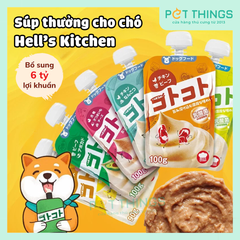 Súp Thưởng Bổ Sung Lợi Khuẩn Cho Chó Hell's Kitchen Kotokoto 100g