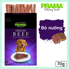 Snack Cho Chó Prama Grilled Beef 70g