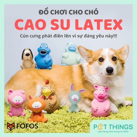 FOFOS Latex Bi Toy S - Đồ Chơi Cao Su Hình Thú Cho Chó