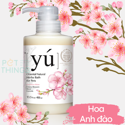 YÚ Cherry Bloosom Sữa Tắm Cho Chó Mèo Hương Hoa Anh Đào