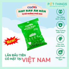 Cado's Hạt Rau Ăn Kèm Vị Bò Nướng Phô Mai Cho Chó