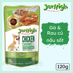 Jerhigh Chicken with Vegetable in Gravy 120g