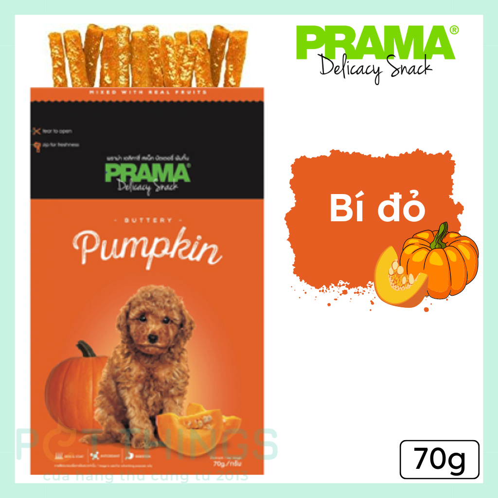 Snack Cho Chó Prama Pumpkin 70g