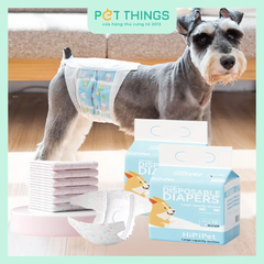 Tã Cho Chó Đực HiPiPet Disposable Diapers For Male Dogs, 10 Miếng