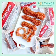 Snack Gà Tây Sấy Cho Chó The ZOOS SuperChew! Turkey Chew With Beef Tendon