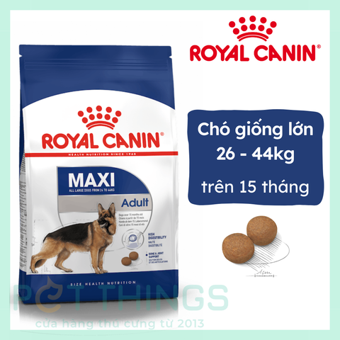 Royal Canin Maxi Adult Thức Ăn Hạt Cho Chó Trưởng Thành Cỡ Lớn