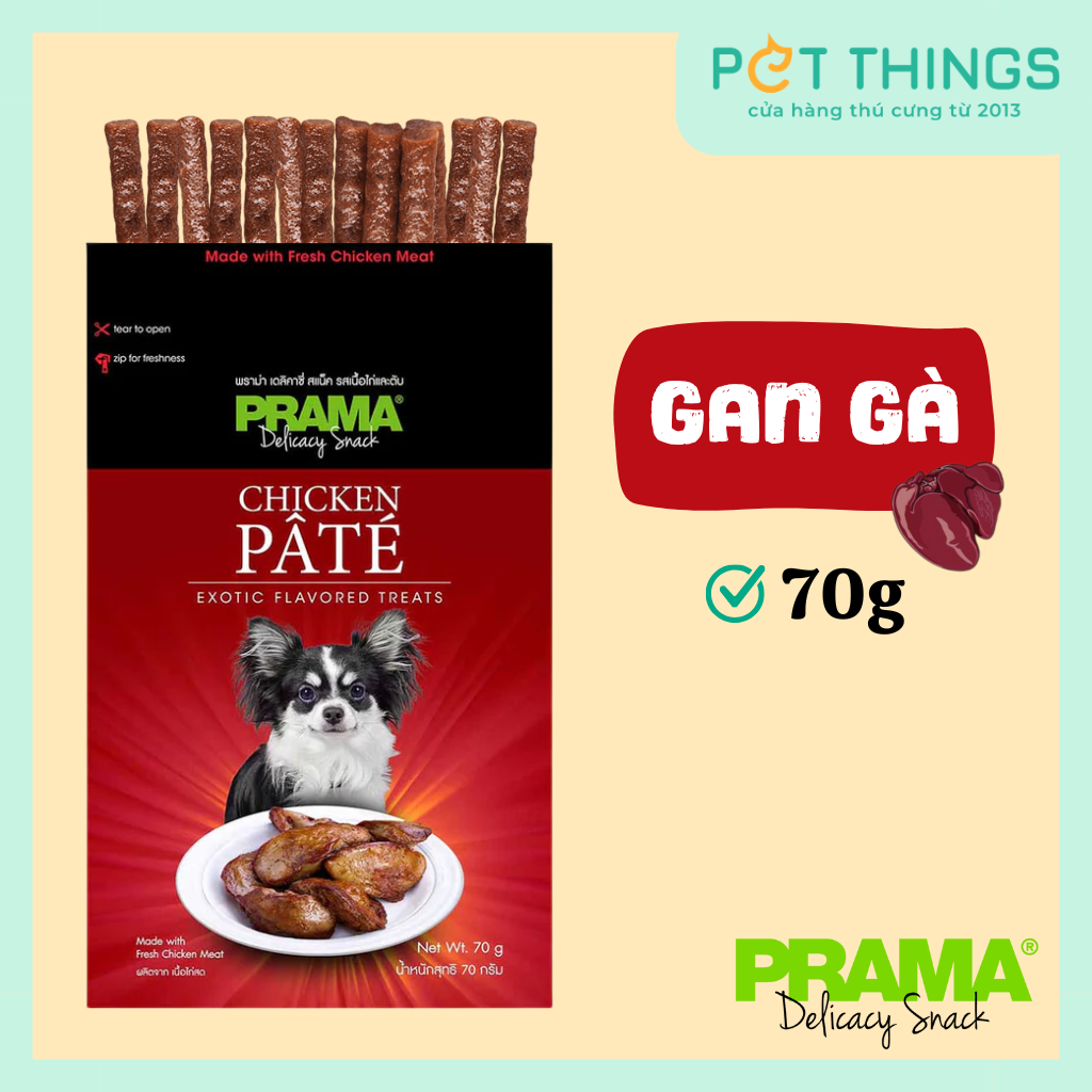 Snack Cho Chó Prama Chicken Pate 70g