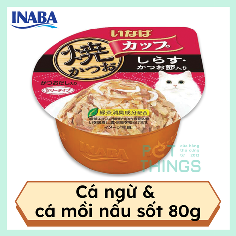 Pate mèo Inaba IMC-101 baby pilchard & grilled tuna 80g