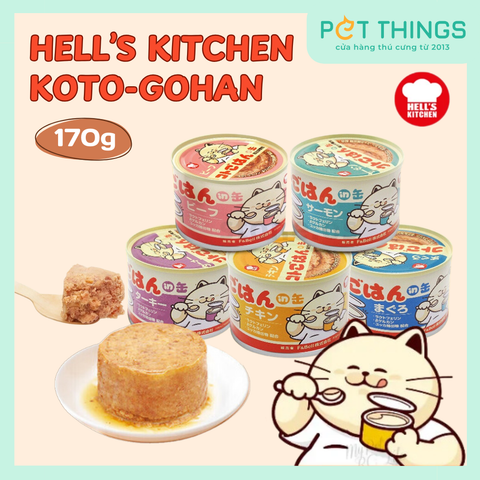 Pate Cho Mèo Hell's Kitchen Koto-Gohan 170g