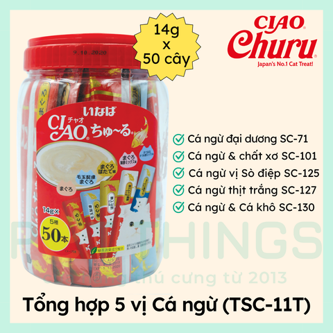 Súp Thưởng Cho Mèo CIAO Churu TSC-11T Tuna 14gx50pcs