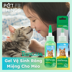 Gel Vệ Sinh Răng Miệng Cho Mèo TropiClean Fresh Breath Oral Care Clean Teeth Gel for Cats 59ml