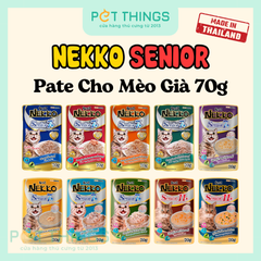 Pate NEKKO SENIOR Cho Mèo Trên 7 Tuổi & 11 Tuổi, 70g
