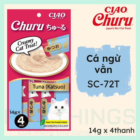 Súp Thưởng Cho Mèo CIAO Churu SC-72T Tuna (Katsuo) 14gx4