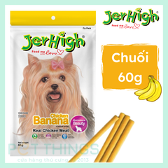 Bánh thưởng / snack chó Jerhigh Banana 60g