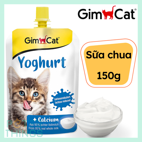Sữa chua cho mèo bổ sung canxi Gimcat Yoghurt 150g