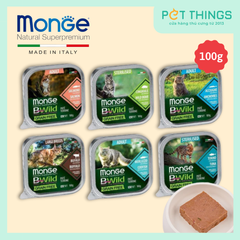 Pate Monge BWild Thức Ăn Ướt Cho Mèo, Hộp Nhôm 100g