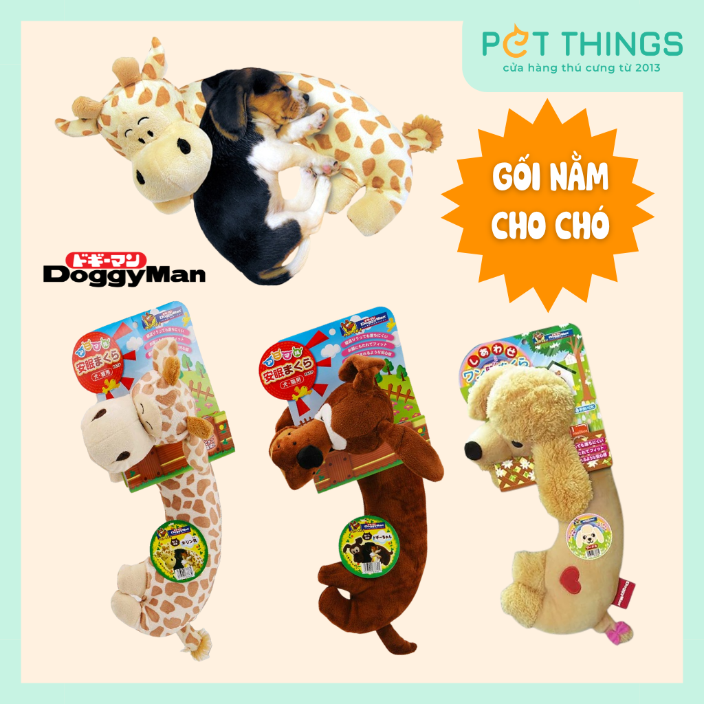 Doggyman Gối Nằm Hình Thú Cho Chó 20*40*15cm