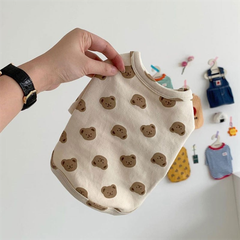 Áo có tay gấu nhỏ M(2.5-3kg)