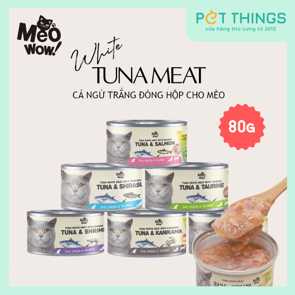Pate Mèo MeoWow Thức Ăn Ướt Cá Ngừ 80g