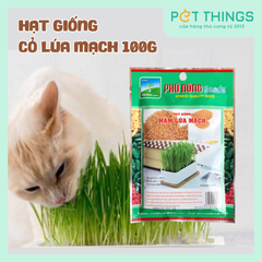 Hạt Giống Cỏ Lúa Mạch Phú Nông Cho Mèo, Gói 100g