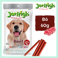 Bánh thưởng / snack chó Jerhigh Beef stick 60g